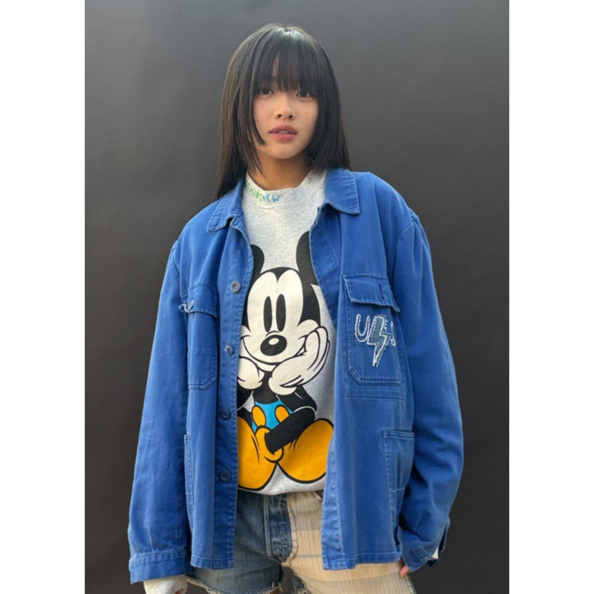 Useless Blue Bolt Worker Jacket