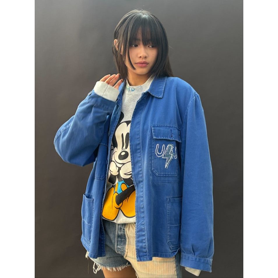 Useless Blue Bolt Worker Jacket