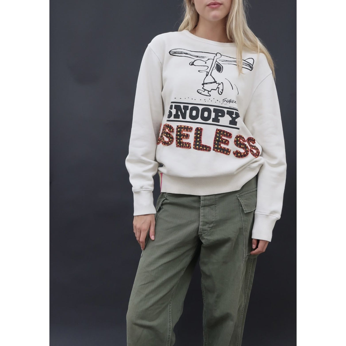 Useless Snoopy Sweat White