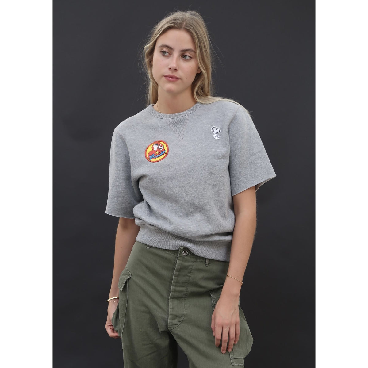Useless Snoopy Sportif-style Grey Sweat