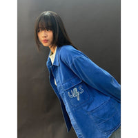 Useless Blue Bolt Worker Jacket