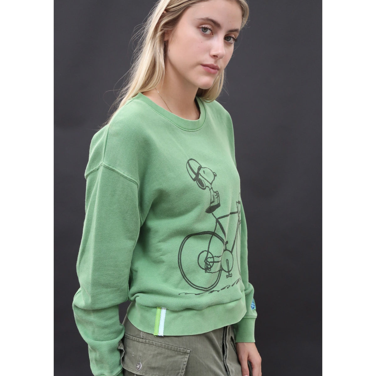 Useless Snoopy Sweatshirt Green