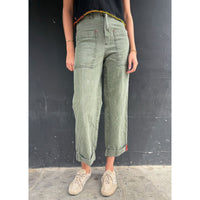 Useless Khaki Army Style Trousers