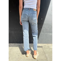 Useless Pale Blue Levis Zig Zag Stitching