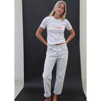 Useless Upcycled Pale Levis + Gingham Patch