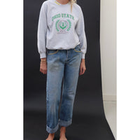 Useless Vintage Levi's 501s with Zig Zag Embroidery