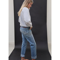 Useless Vintage Levi's 501s with Zig Zag Embroidery