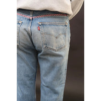 Useless Vintage Levi's 501s with Zig Zag Embroidery