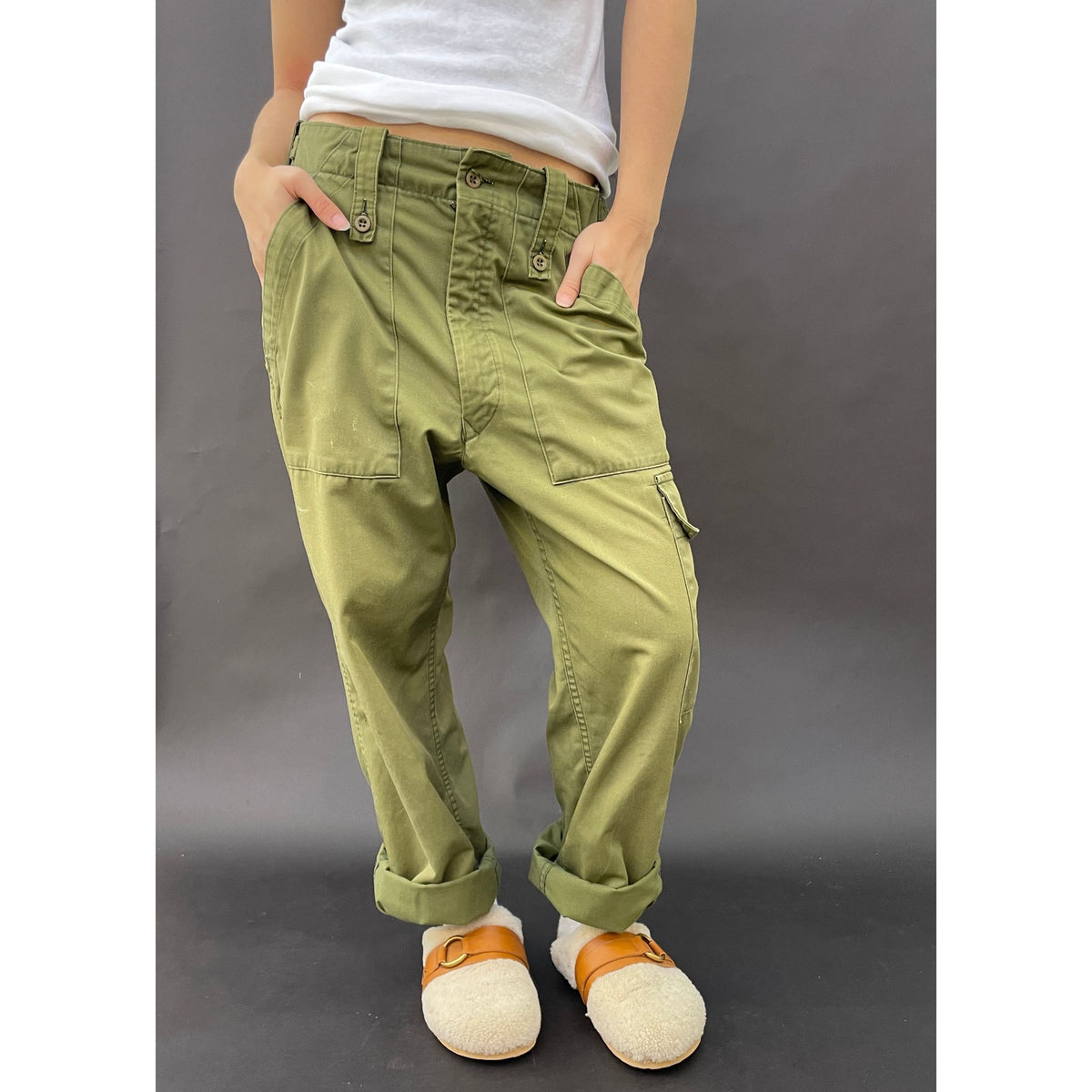 Useless Khaki Army Trousers