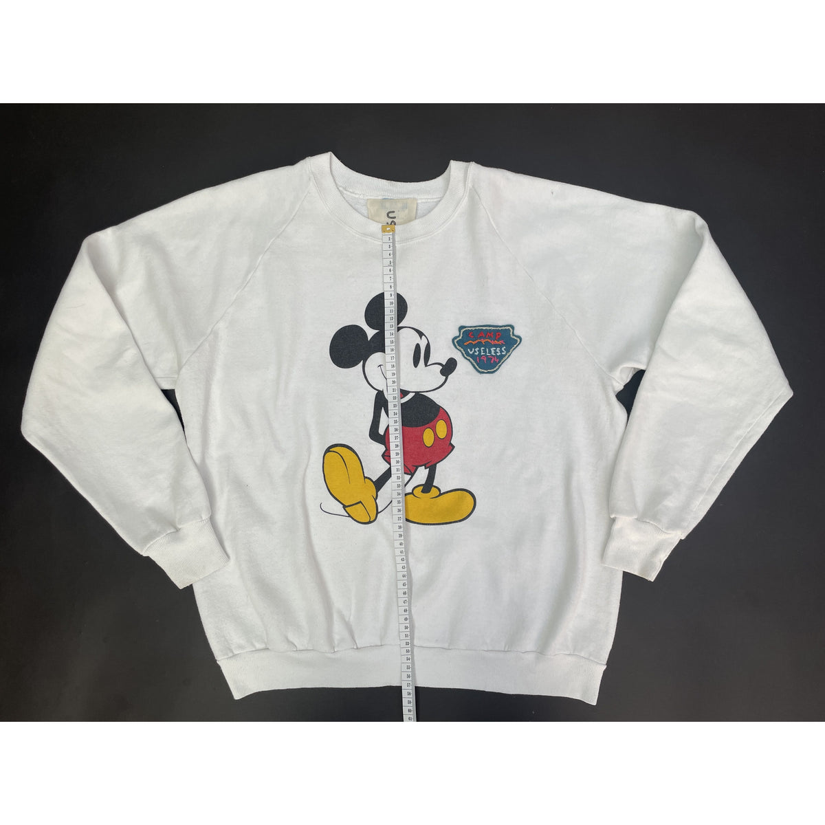 Useless Mickey Mouse White Sweatshirt