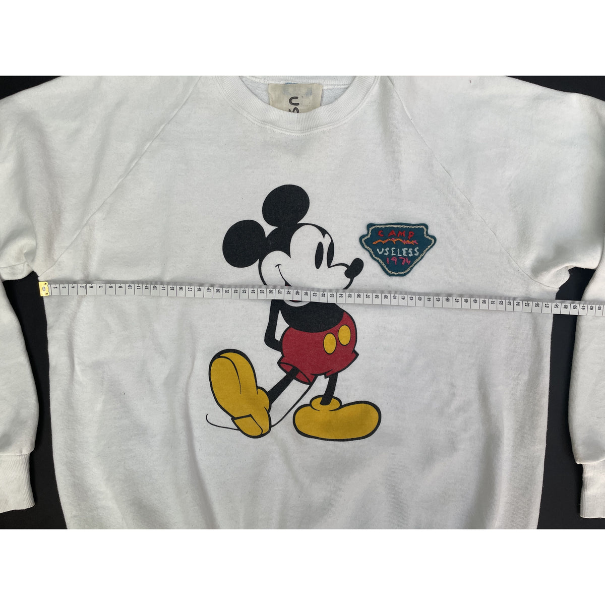 Useless Mickey Mouse White Sweatshirt