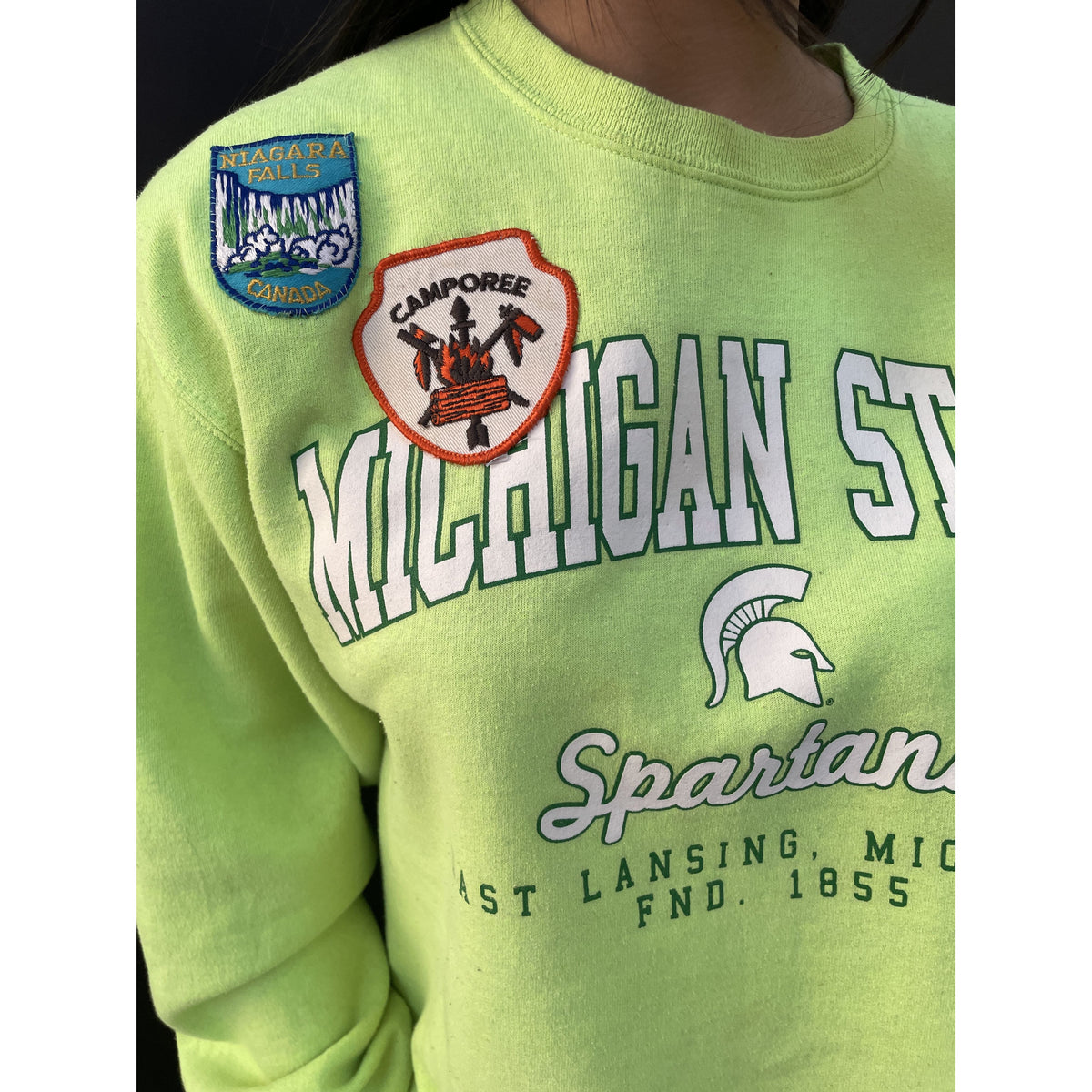 Useless 'Michigan State' Green Sweatshirt