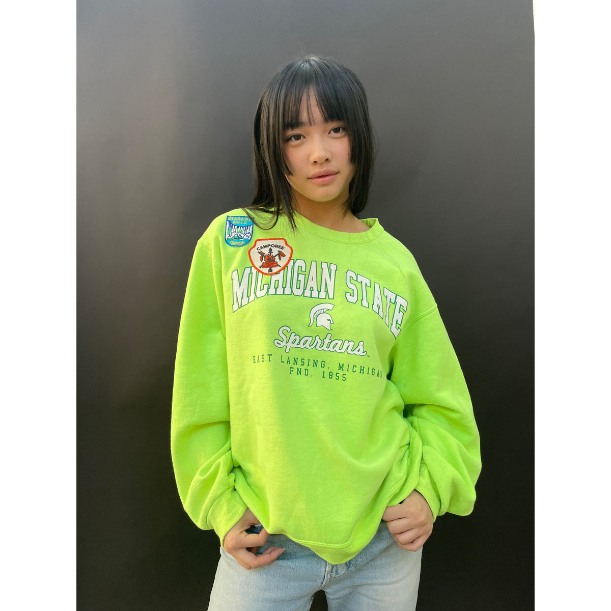 Useless 'Michigan State' Green Sweatshirt