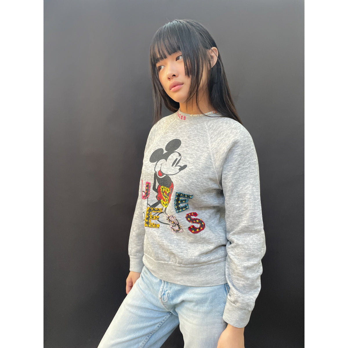 Useless Mickey Mouse Grey Sweatshirt