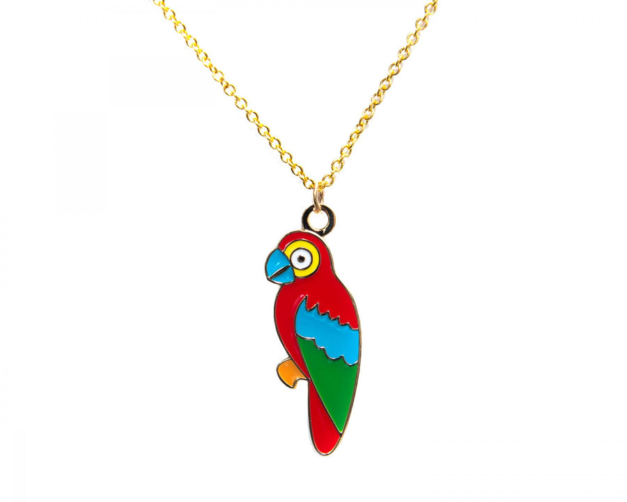 Acorn & Will Parrot necklace