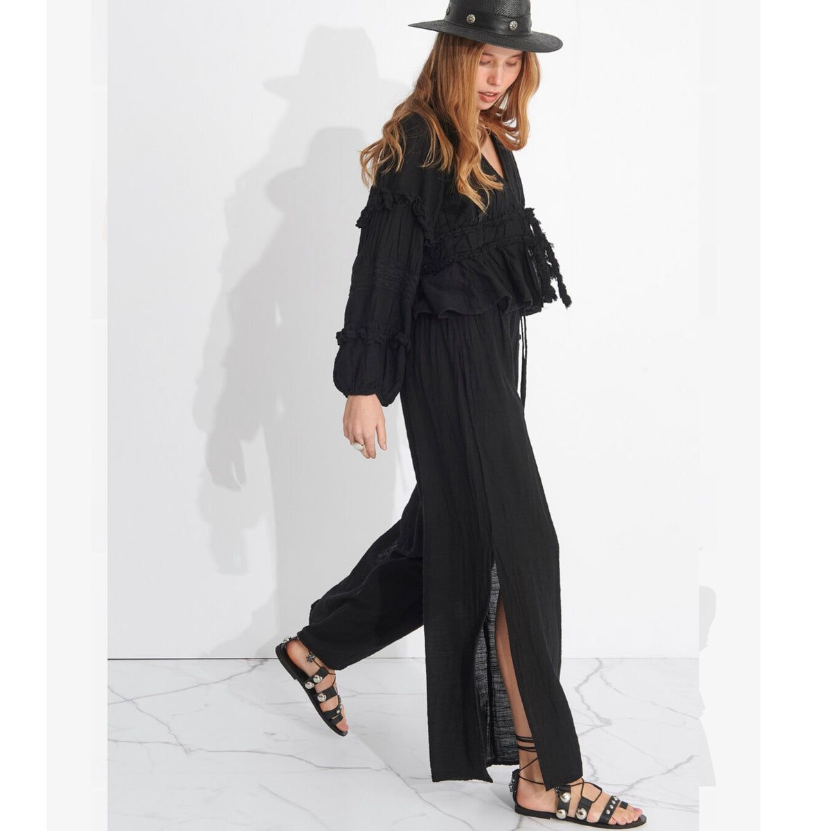 Pearl & Caviar Zakar Pants Black