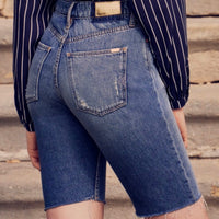 Reiko Sue Denim Bermuda Shorts