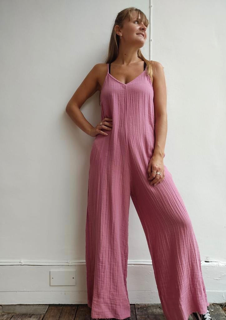 Jumpsuit Dark Vintage Pink