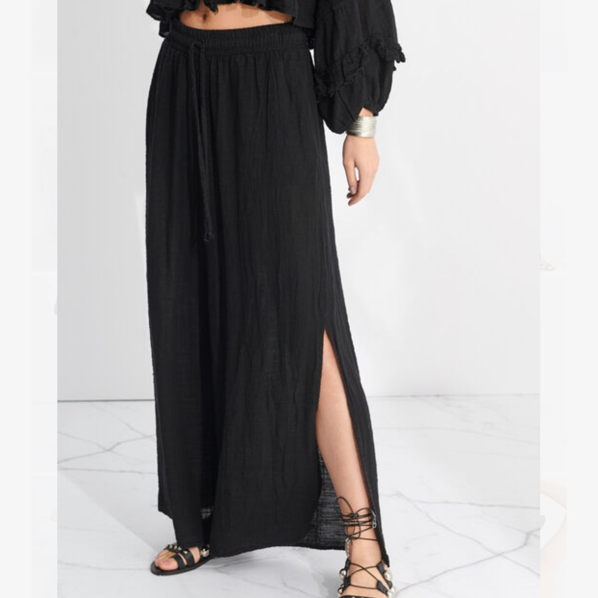 Pearl & Caviar Zakar Pants Black