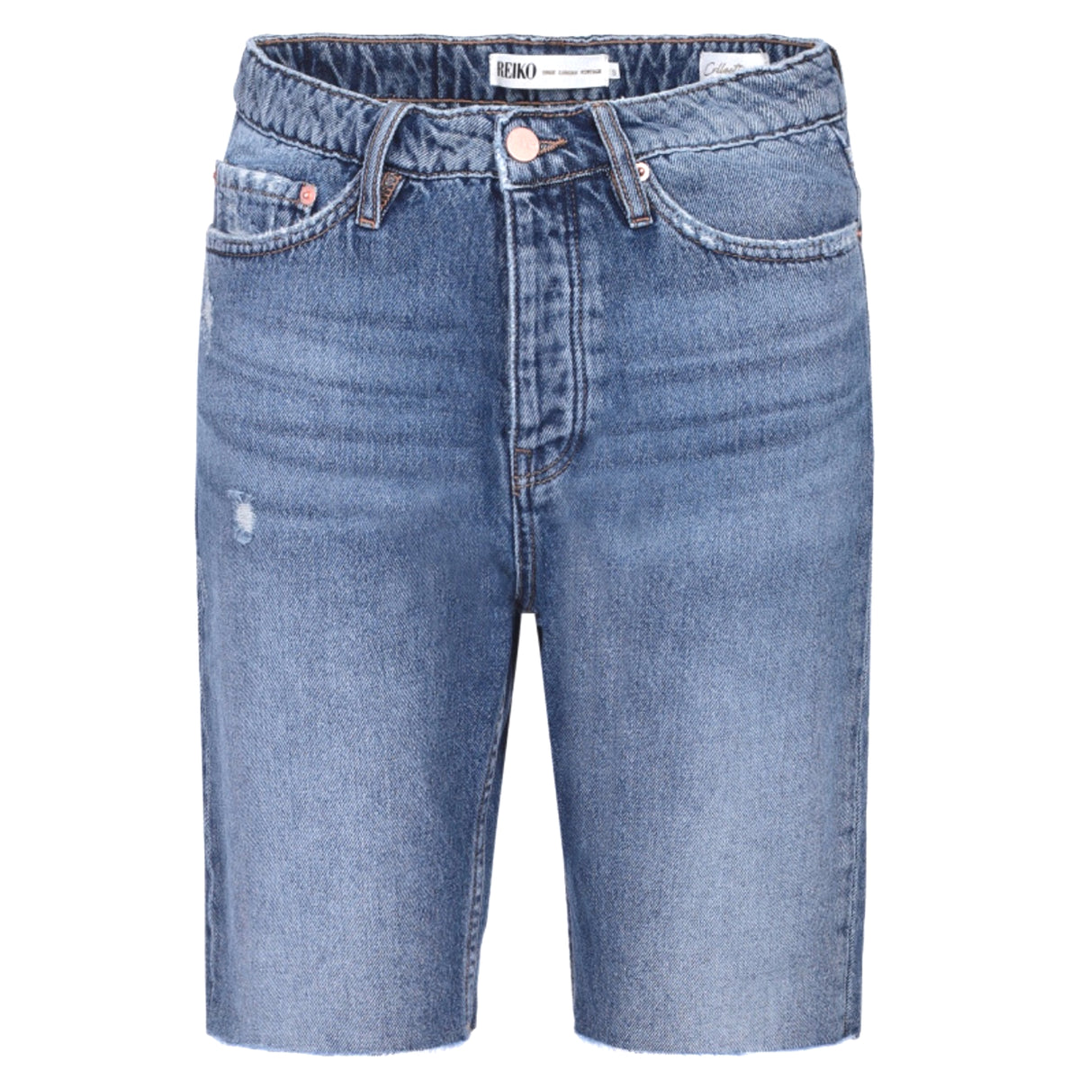 Reiko Sue Denim Bermuda Shorts