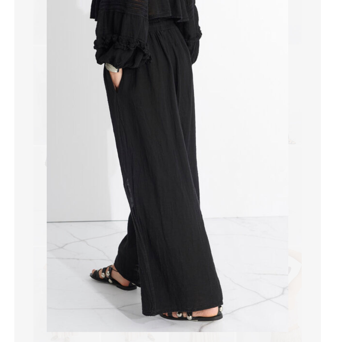Pearl & Caviar Zakar Pants Black