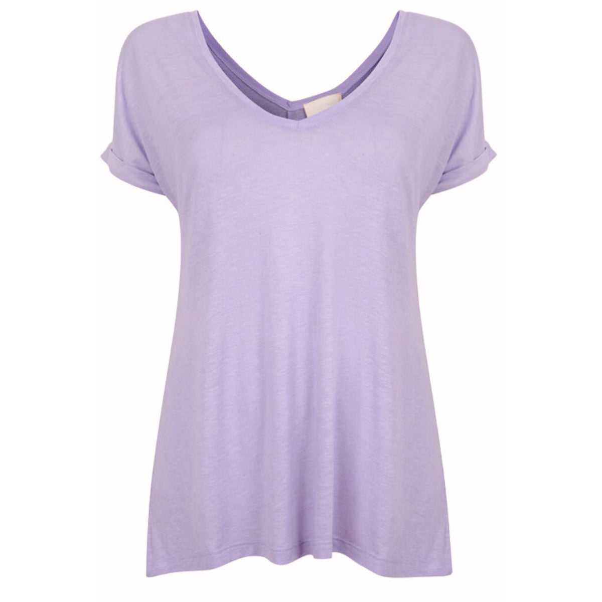 Elena V-neck T Lilac