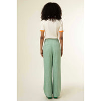 FRNCH Pipcus Wide Leg Emerald Pants by