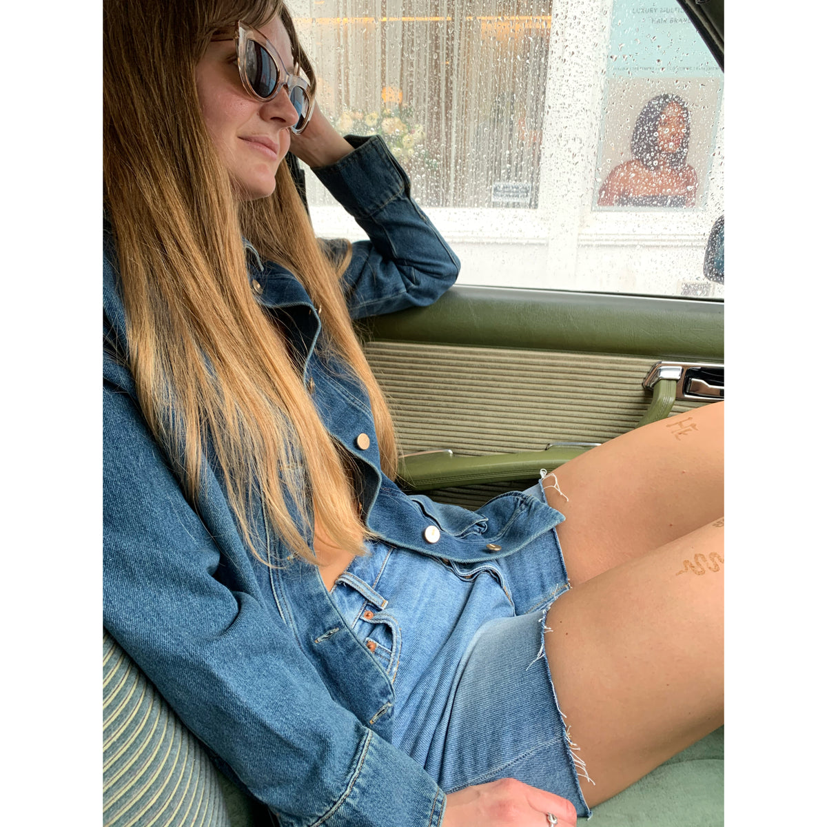 Reiko Samba Denim Cut-Offs