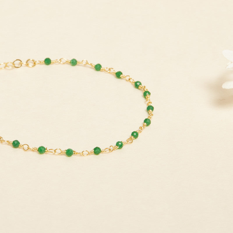 Une A Une India Bracelet Green