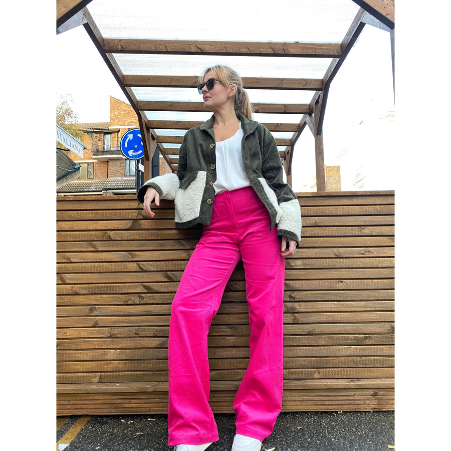 The West Village Melrose Cord Pink