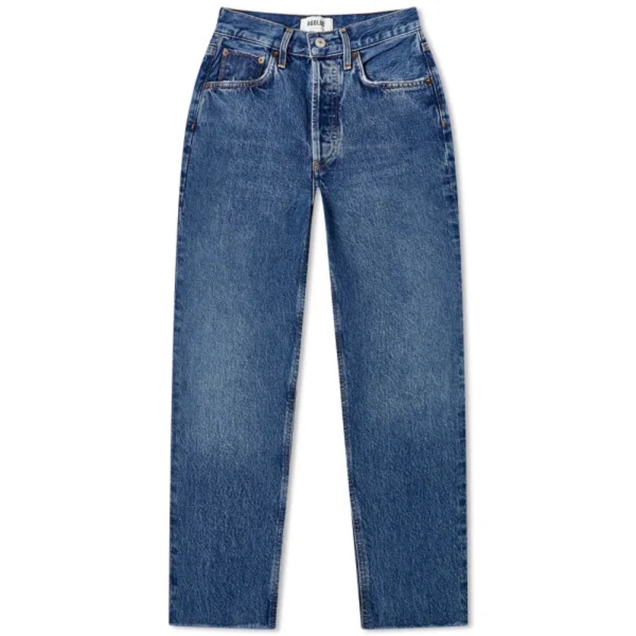 Agolde Riley Crop Jeans Silence