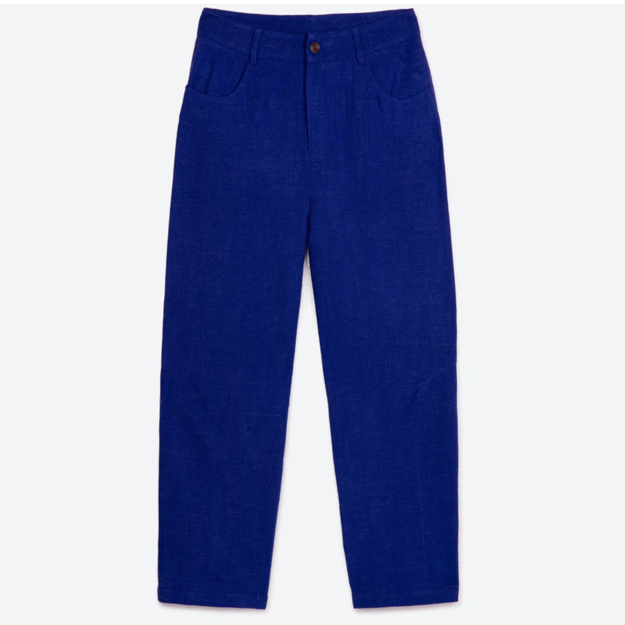 Lowie Flat Front Trouser Blue