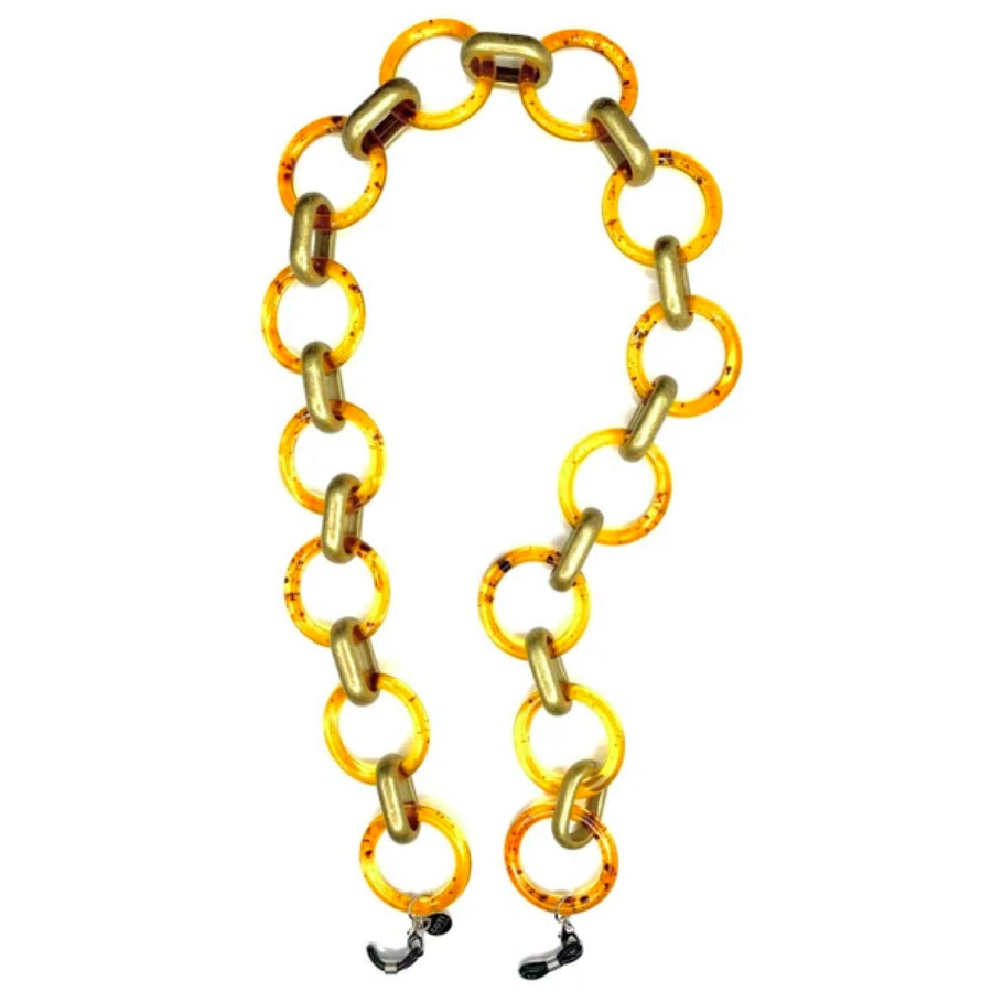 Cotivision - Sunglass chain / necklace - Amber/Gold