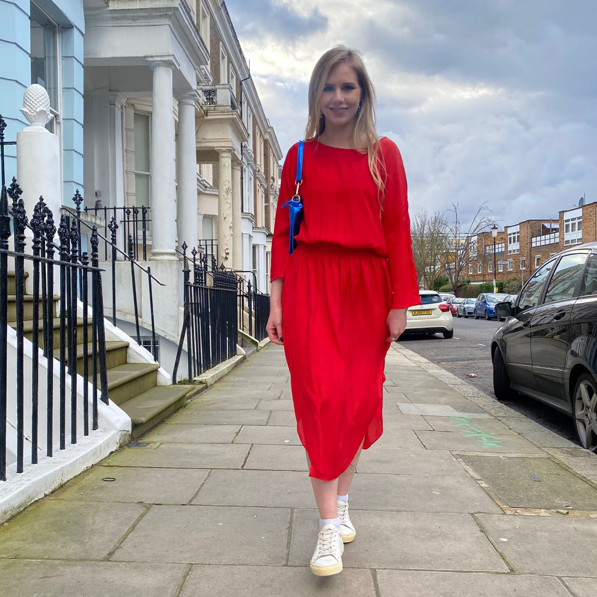 Jane Says Plain Jane Midi Dress Midnight