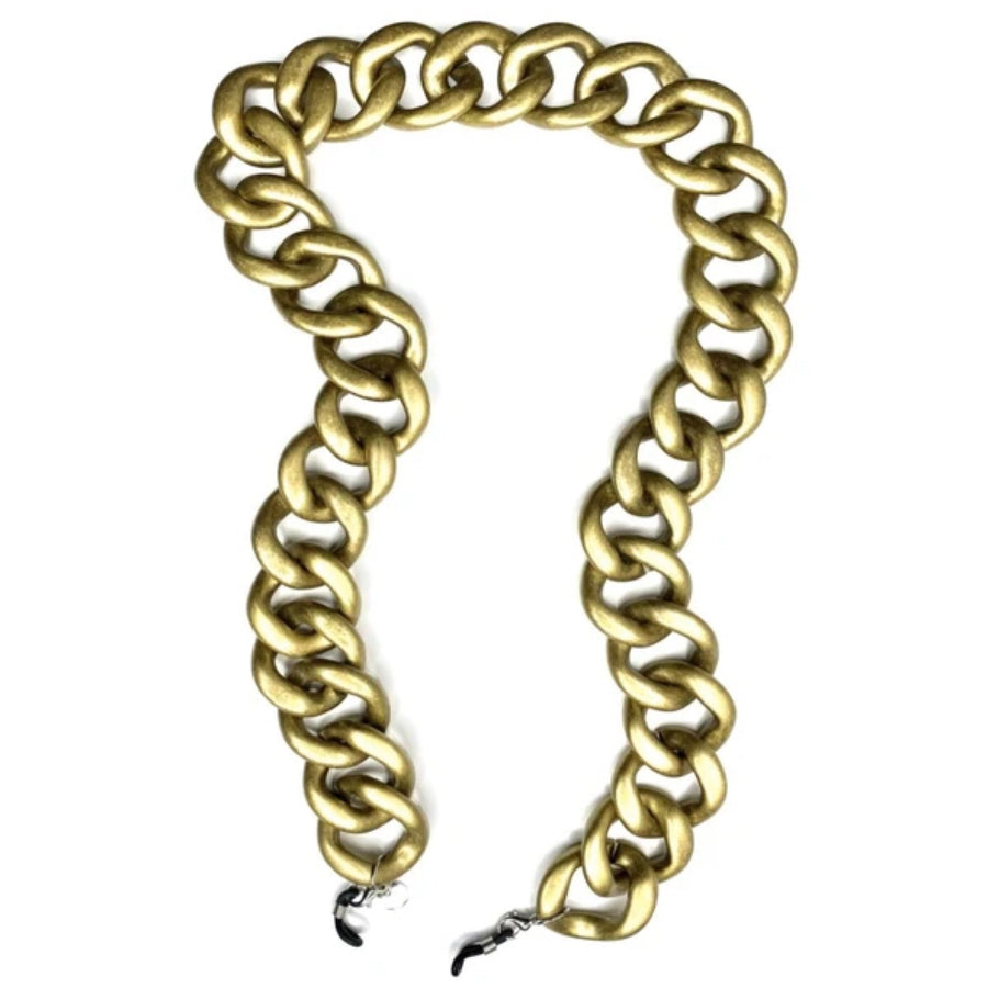 Cotivision Sunglass chain / necklace Matt gold