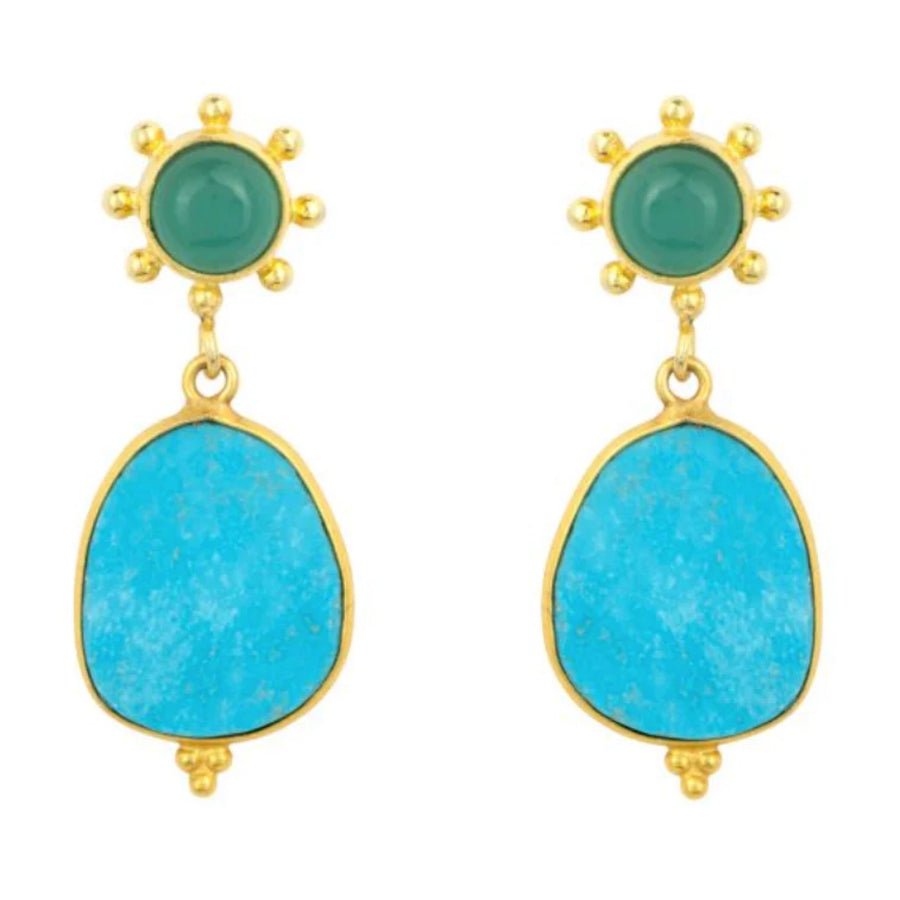 Ash  - Sage Earrings Turquoise
