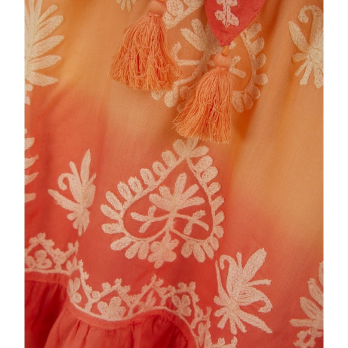 Pranella Amal Slip Dress Peach Ombre