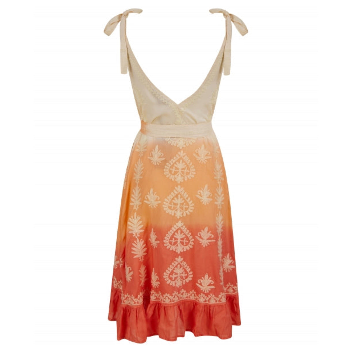 Pranella Amal Slip Dress Peach Ombre
