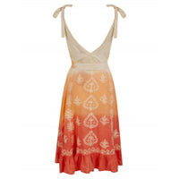 Pranella Amal Slip Dress Peach Ombre