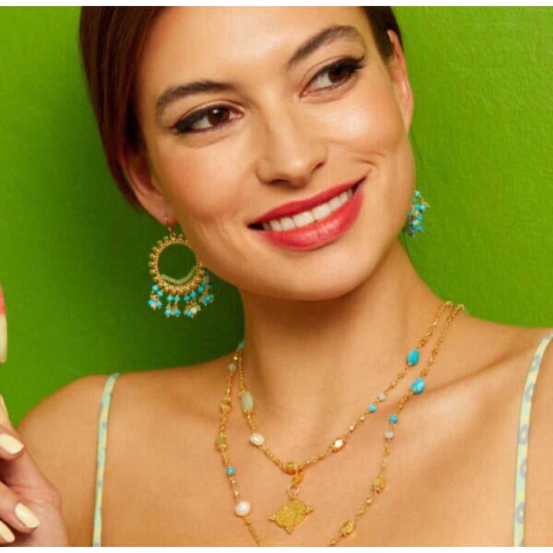 Ash Waverly Turquoise Earrings