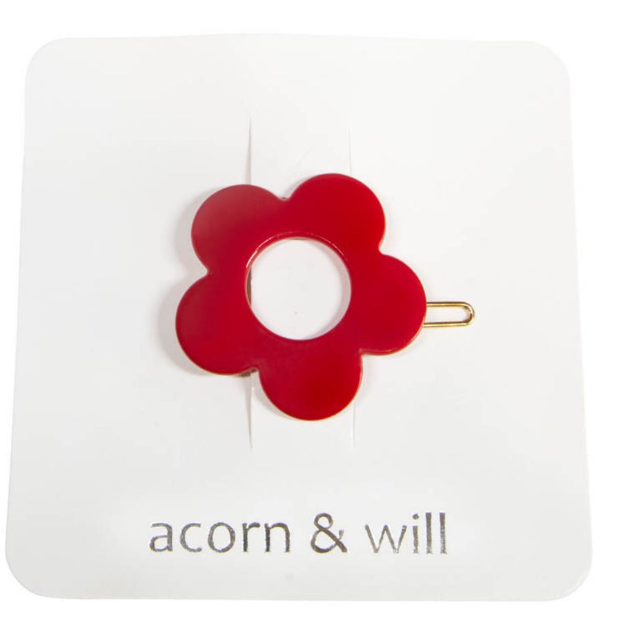 Acorn & Will Flower Hair Clips