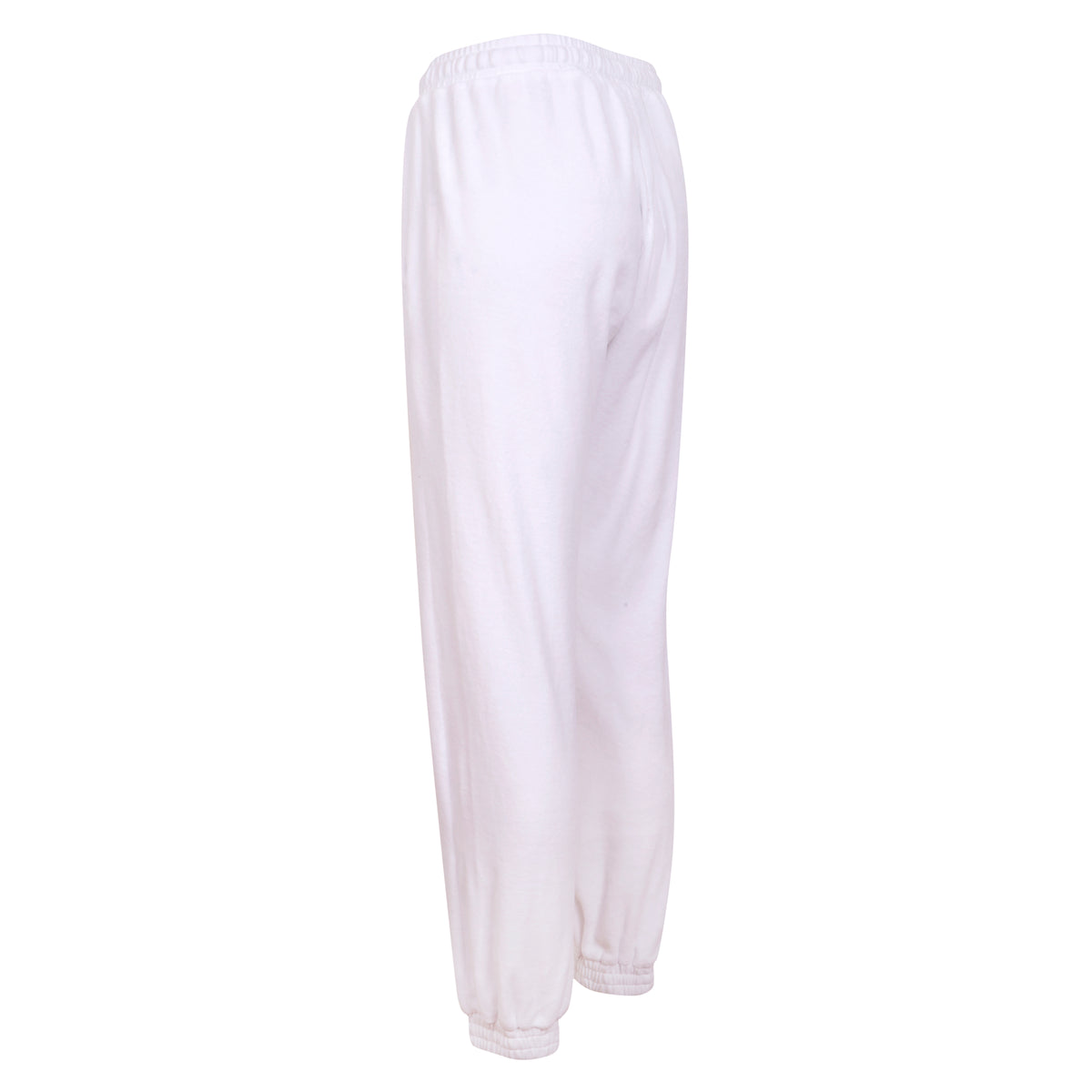 Velour Jogger Pant White