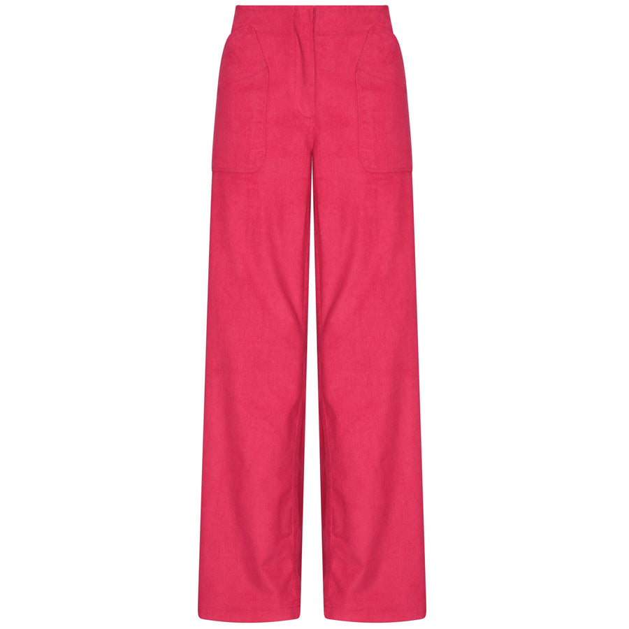 The West Village- Melrose Cord Pant Red