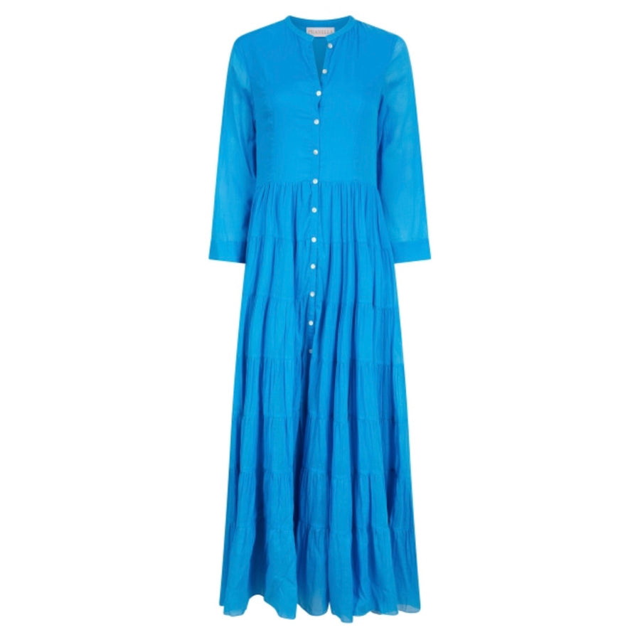 Pranella - Victoria maxi dress greek blue