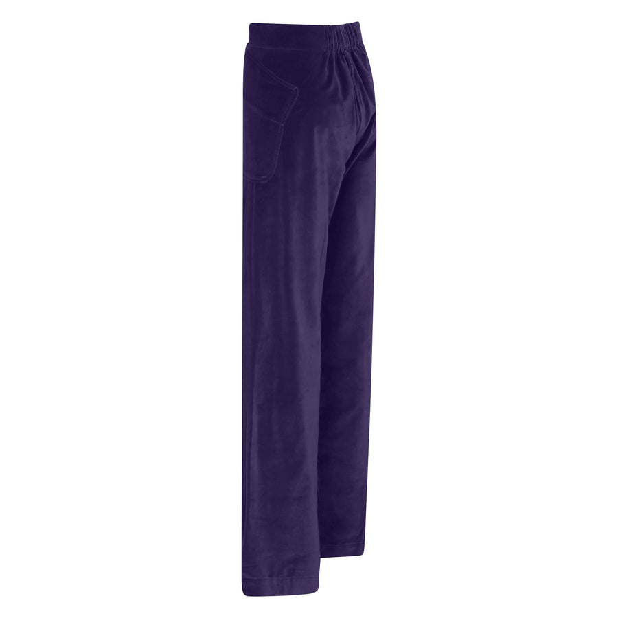 The West Village Melrose Trousers Velvet Purple