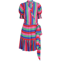 Feather & Find Azari Wrap Dress Rainbow Warrior