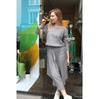 Jane Says Plain Jane Midi Dress Aubergine