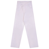 *RESTOCK* Drop Fly Trouser White