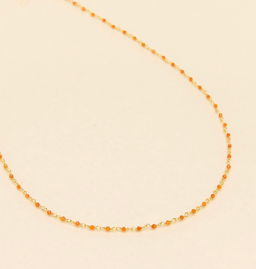 Une A Une India Necklace Amber