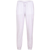 Velour Jogger Pant White